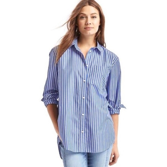 GAP boyfriend button up - Picture 1 of 6
